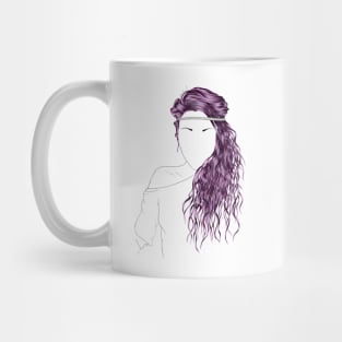 Hair, no face Mug